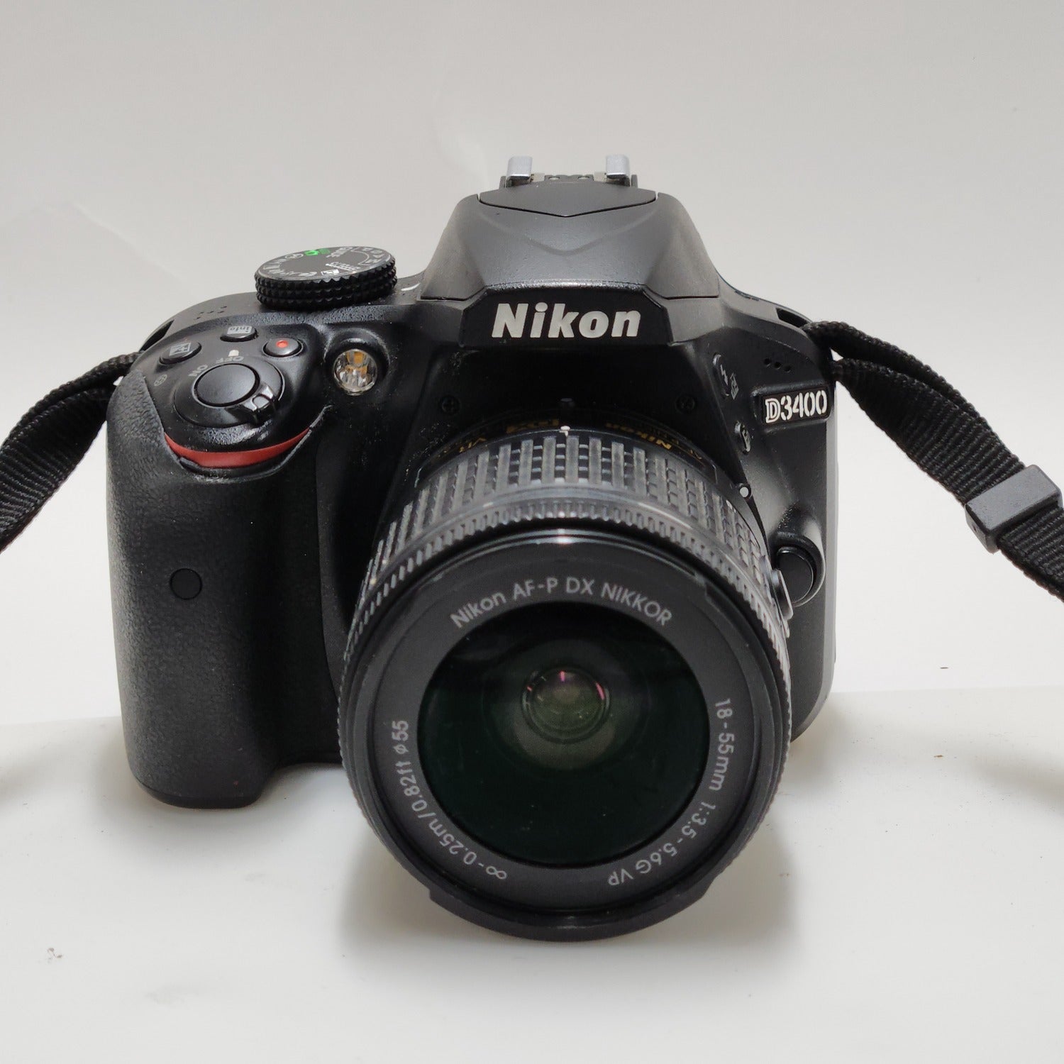 Nikon D3400 24.2MP DSLR Camera W/ AF-P Nikkor 18-55mm 1:3.5-5.6G 