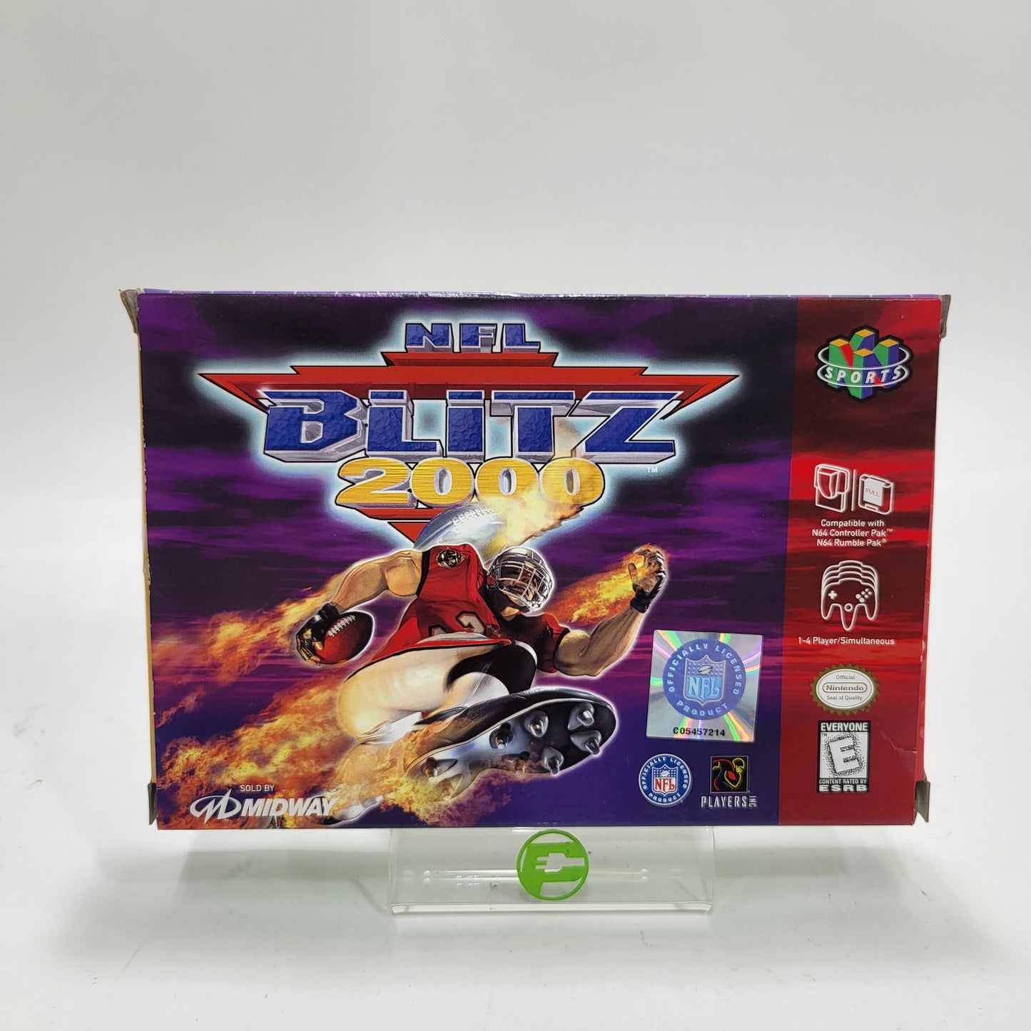 NFL Blitz 2000 (Nintendo 64 N64, 1999) Box Only