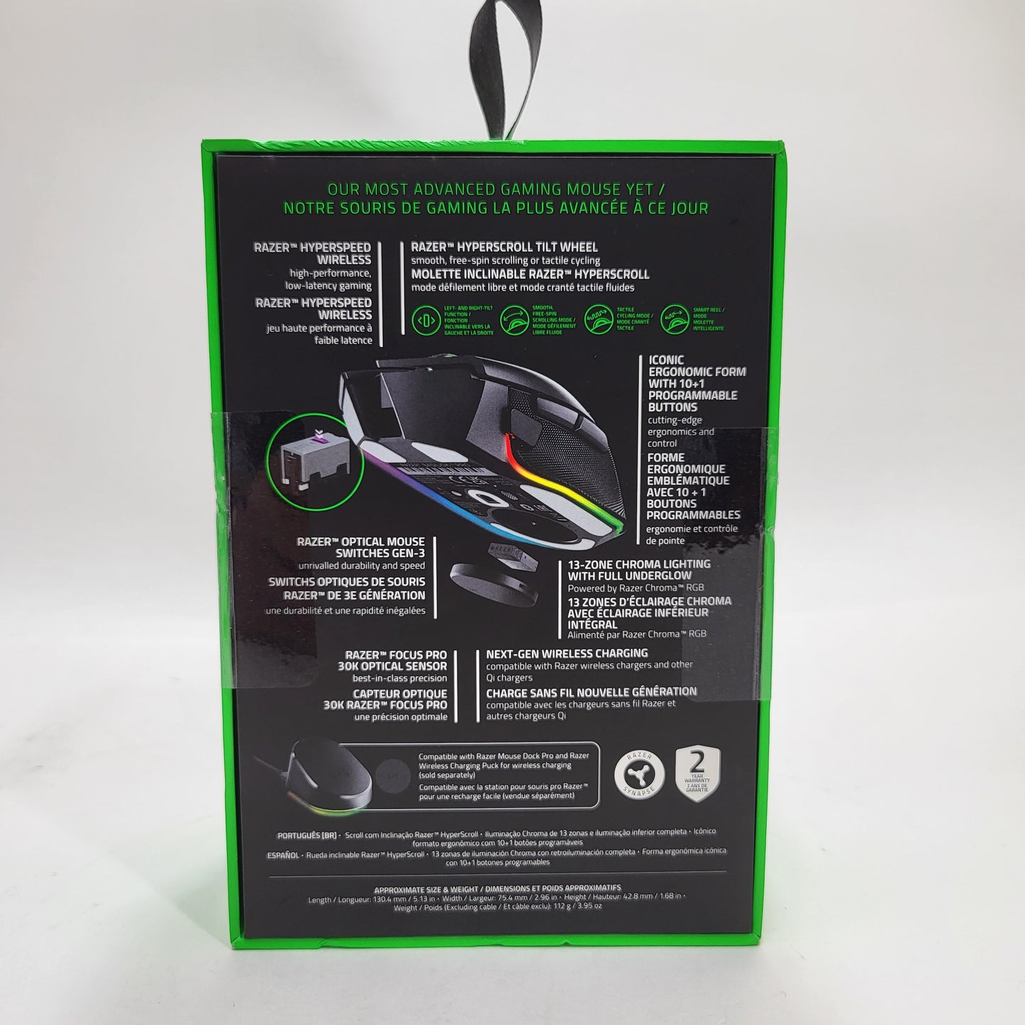 New Razer Basilisk V3 Pro Gaming Mouse RZ01-04620100-R3U1