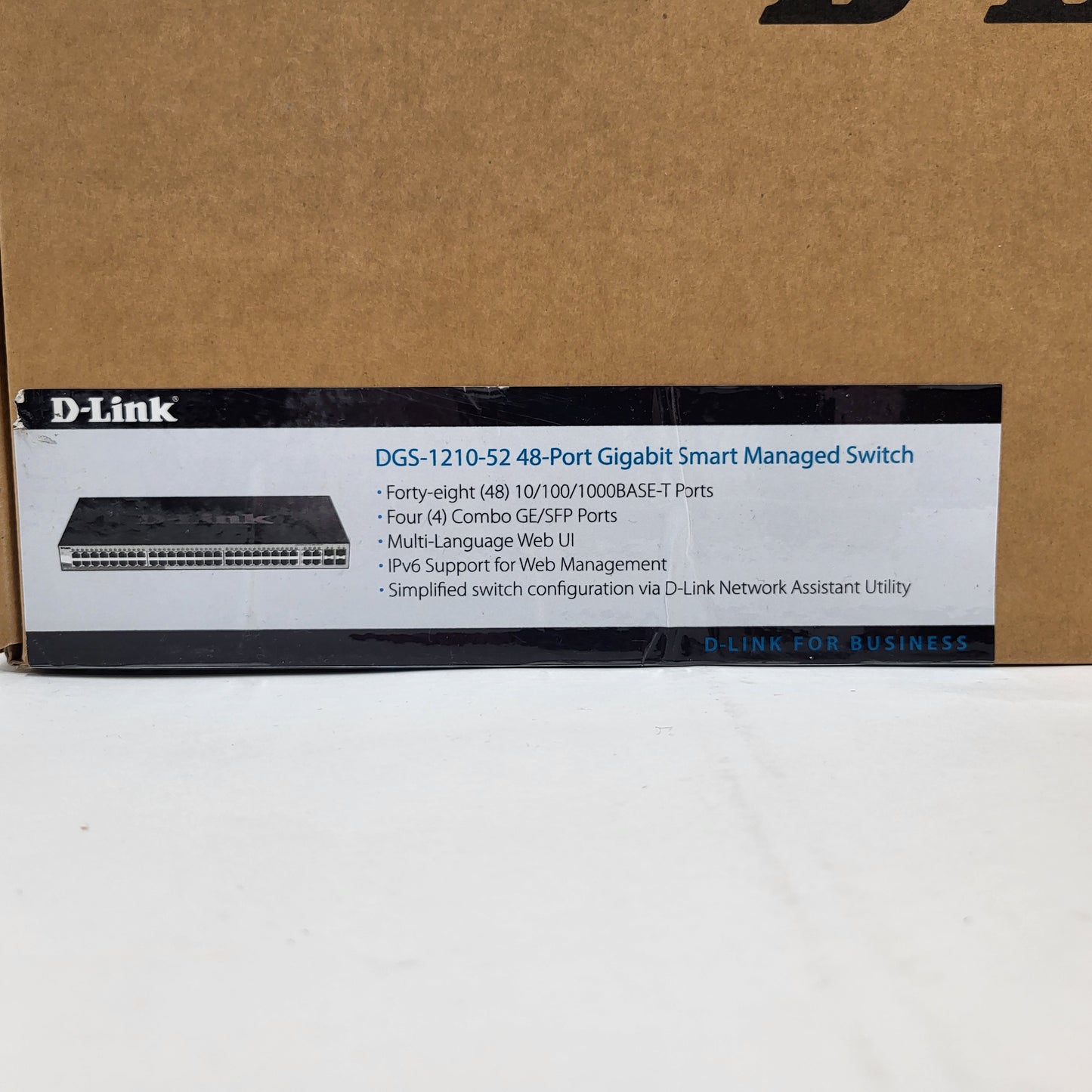 New D-Link DGS-1210-52 48-port Gigabit Smart Managed Switch dgs-1210-52