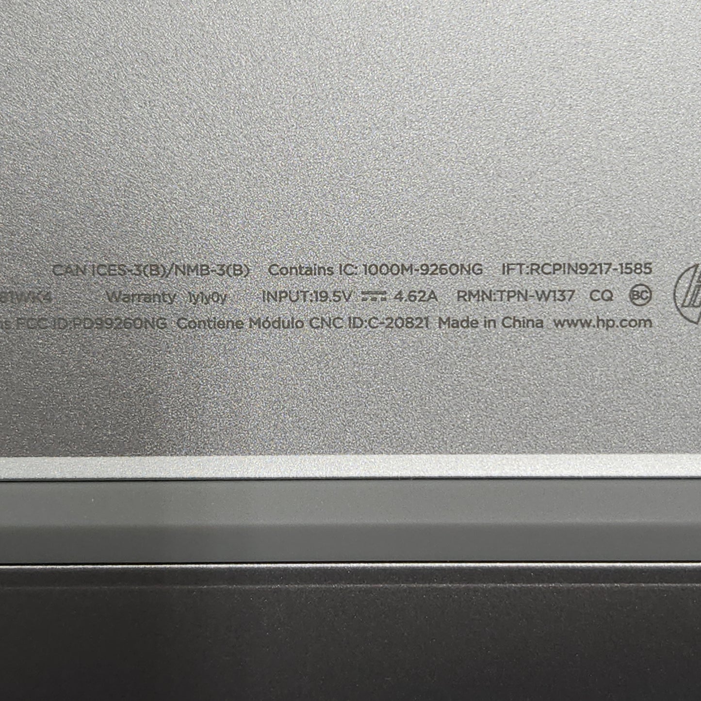 HP Envy 17t-bw000 17.3" i7-8550U 1.8GHz 12GB RAM 1TB HDD GeForce MX150