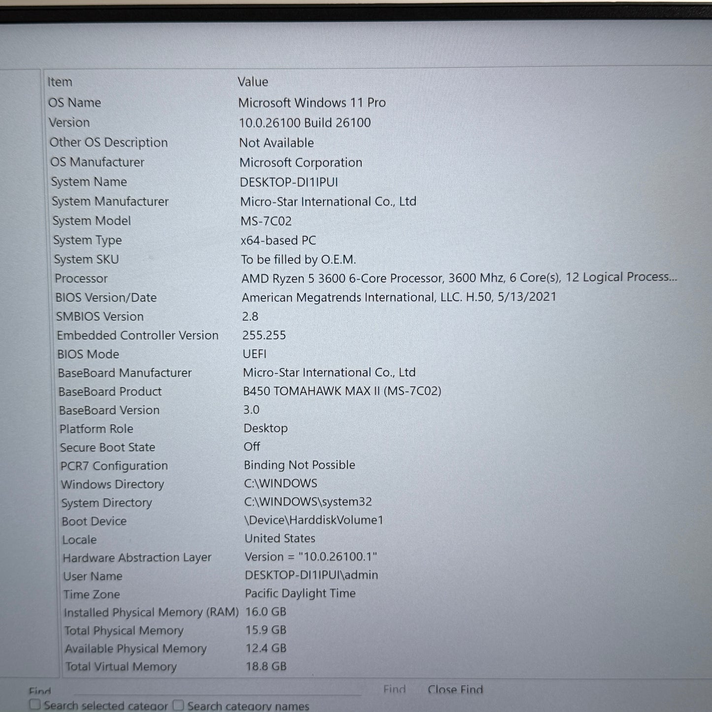 Gaming PC Ryzen 5 3600 16GB RAM 512GB SSD Radeon RX 5700 XT