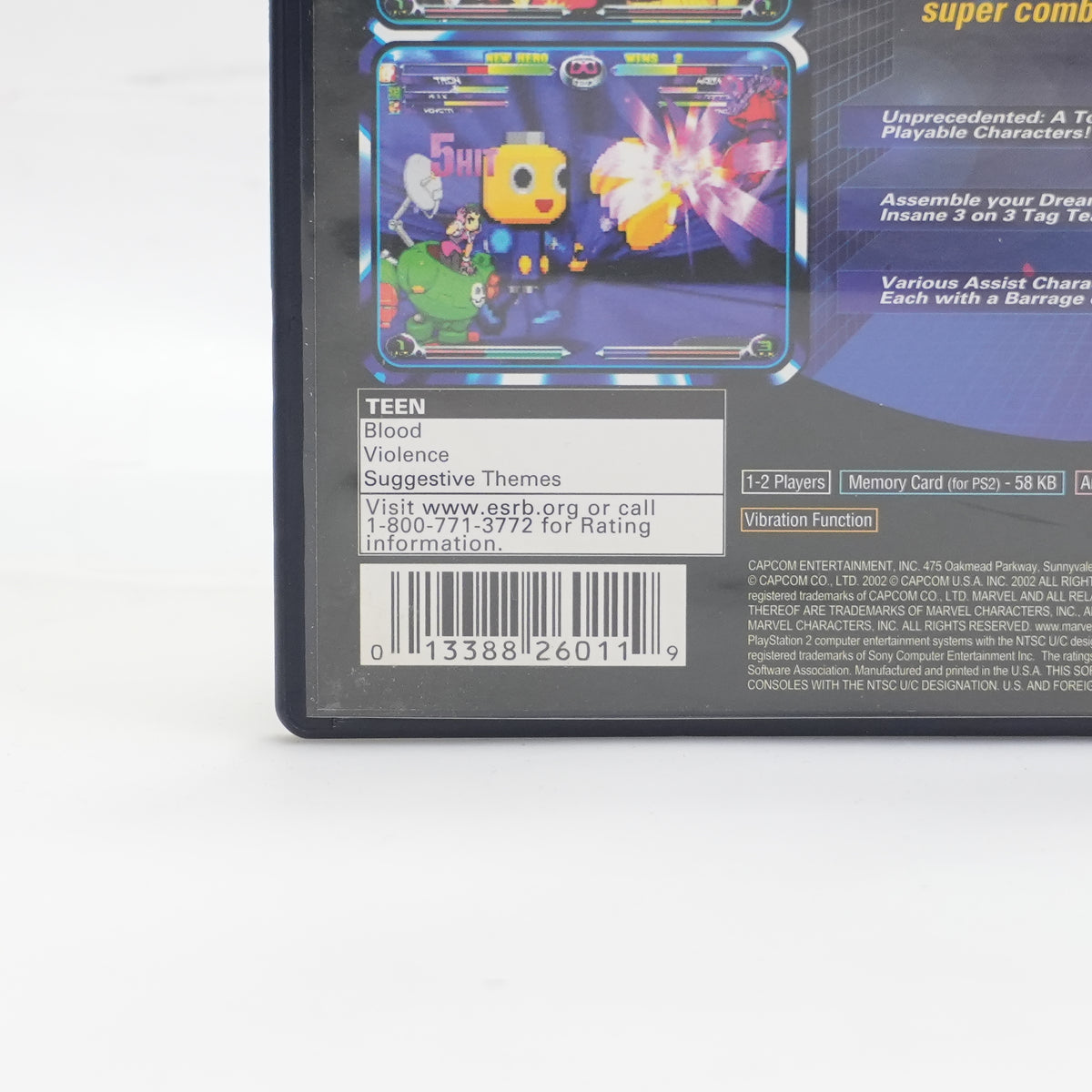 Marvel vs Capcom 2 (Sony PlayStation 2 PS2, 2002)