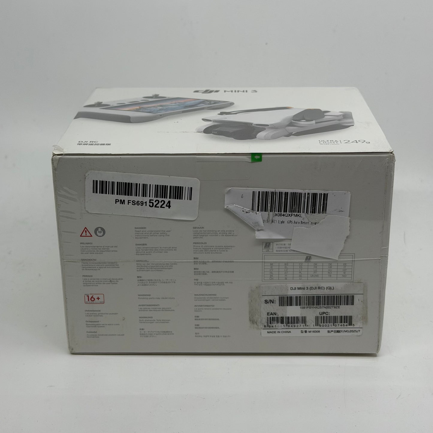 New DJI Mini 3 4K Camera Drone Fly More Combo DJI RC CP.MA.00000613.01