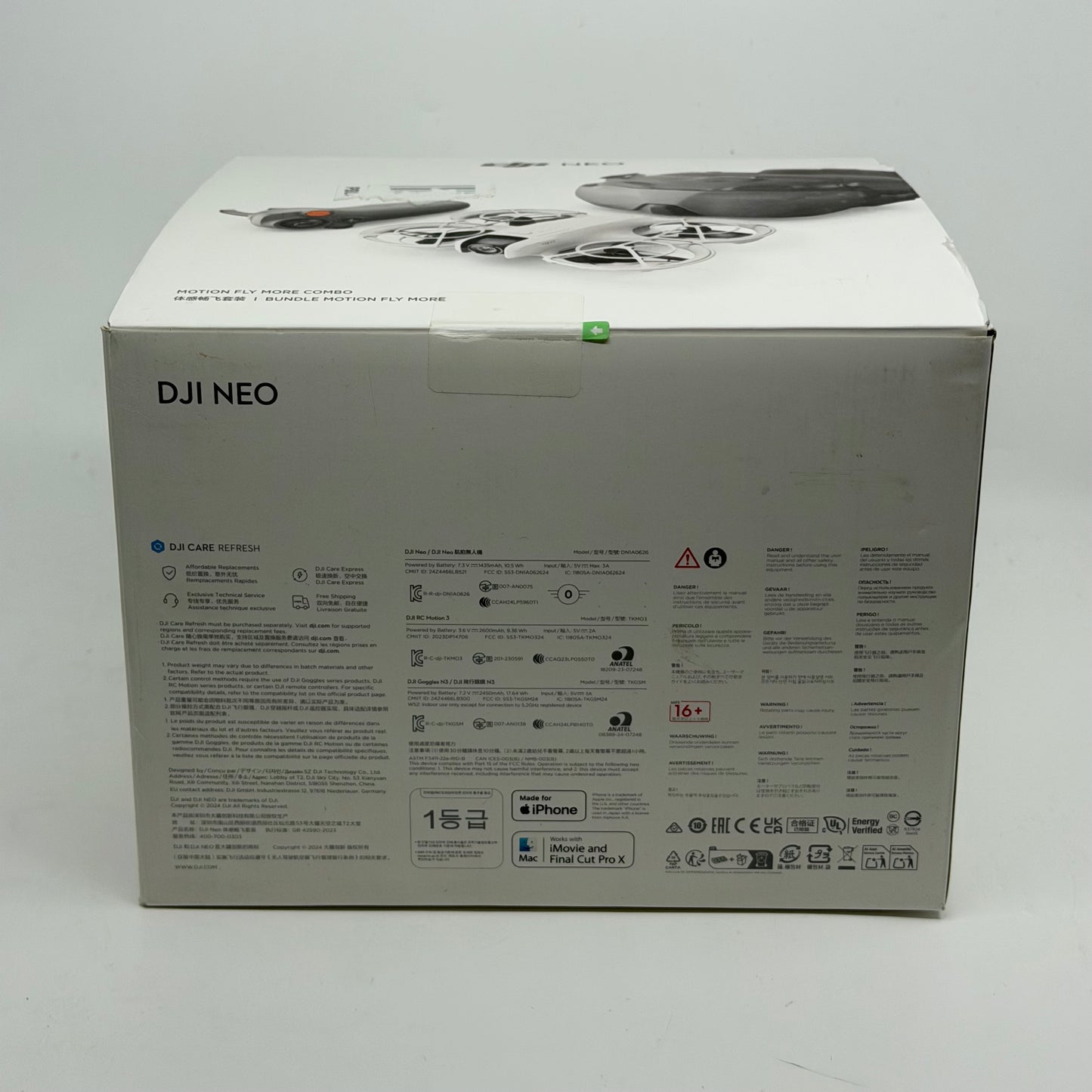 New DJI Neo 4K Camera Drone Motion Fly More Combo CP.FP.00000186.03