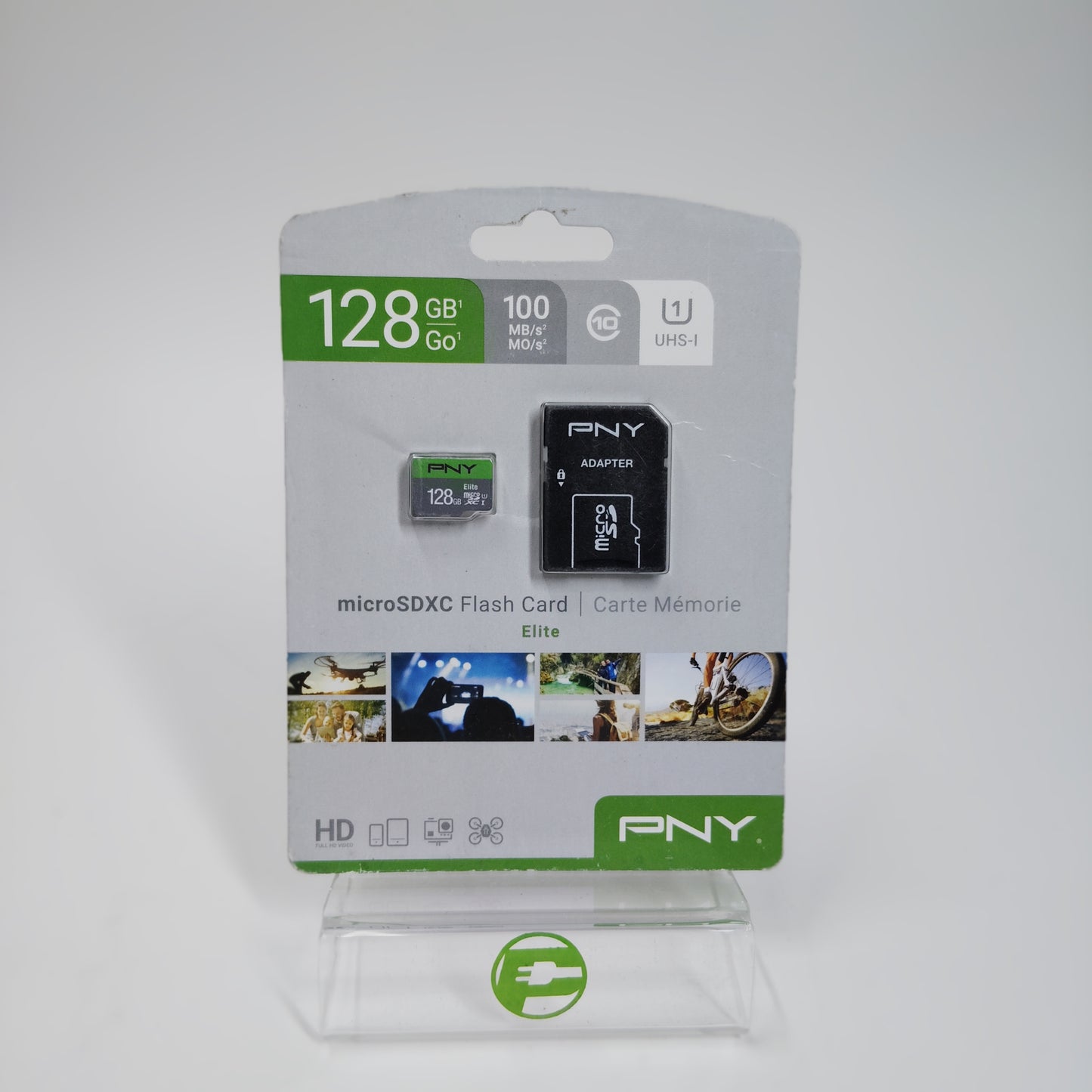 New PNY 128 GB microSDXC Flash Card Micro SD Card P-SDUX128U185GW-GE