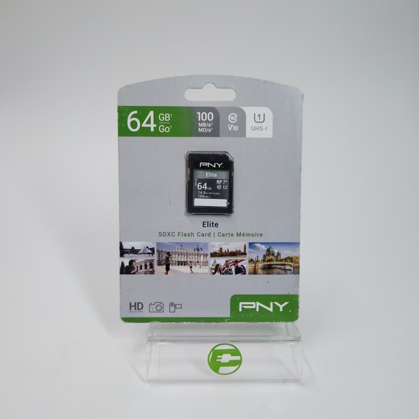 New PNY 64 GB SDXC Flash Card SD Card P-SD64U1100EL-GE