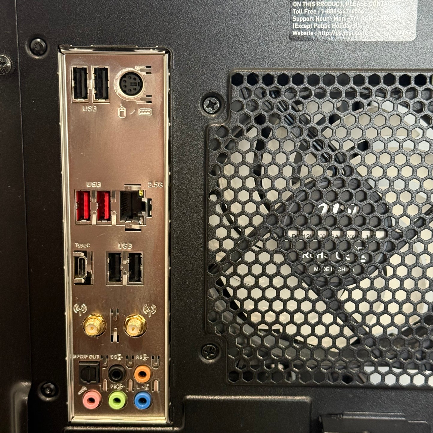 MSI Custom PC i7-13700F 2.10GHz 32GB RAM 1TB MSI GeForce RTX 4070