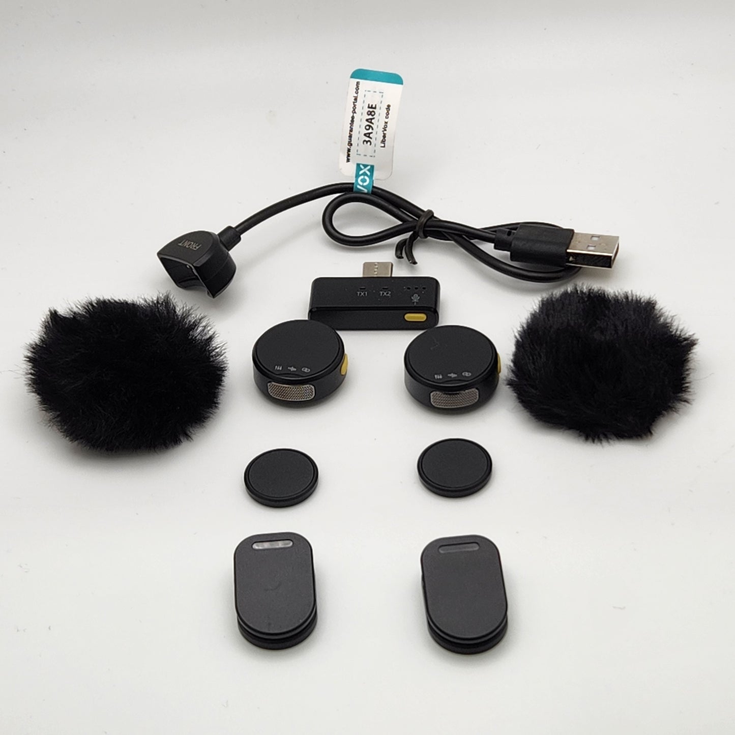 Wireless Lavalier Microphone 2-Pack