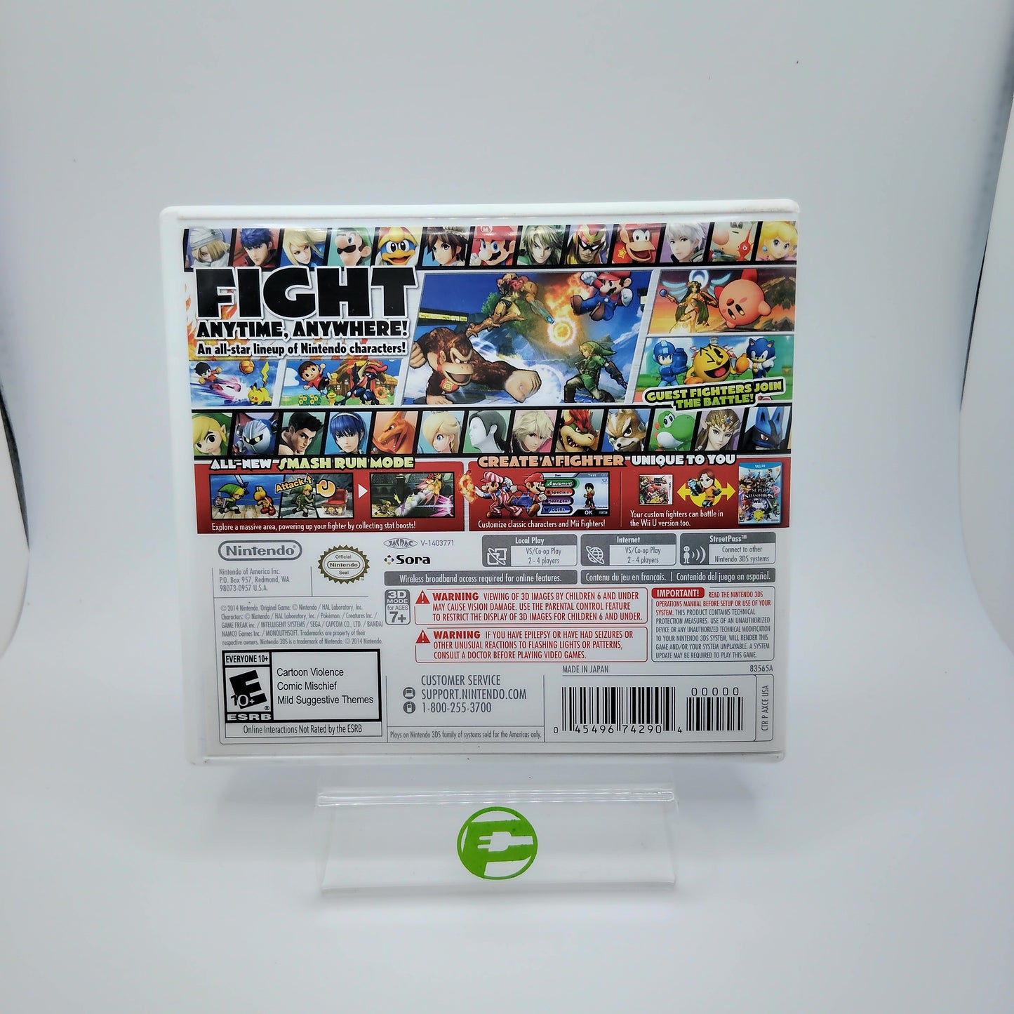 Super Smash Bros for Nintendo 3DS (Nintendo 3DS, 2014)