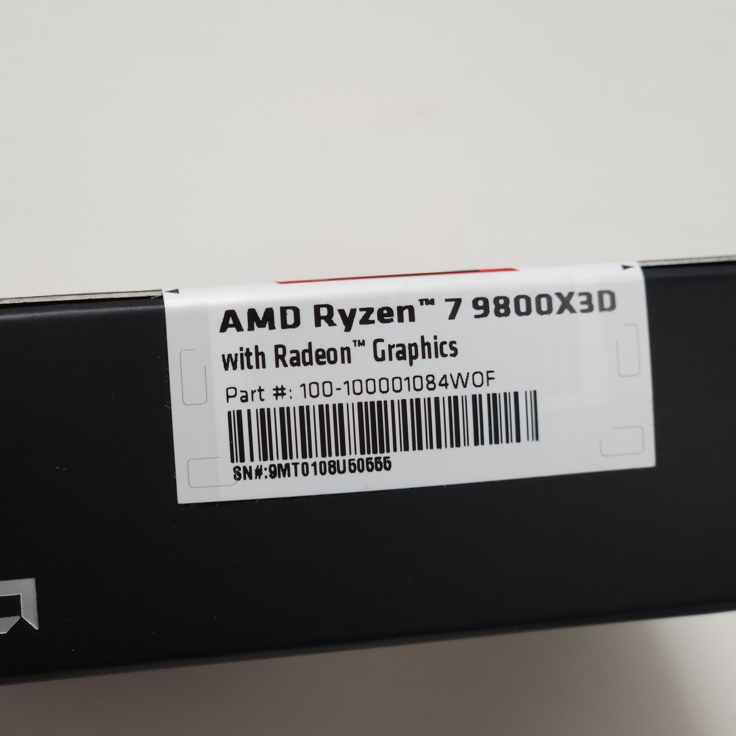 New AMD Ryzen 7 9800X3D 4.70GHz 8 Core 100-100001084WOF 16 Thread