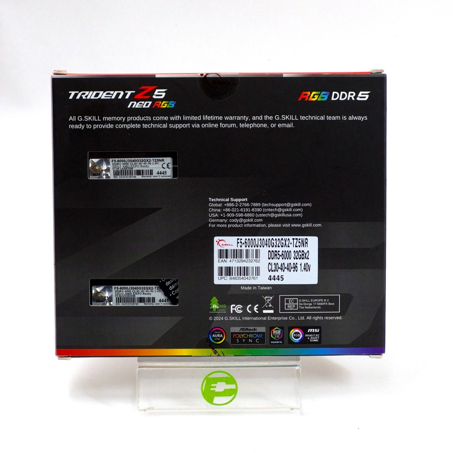 New G.Skill Trident Z5 RGB Series 64GB (2x32GB) RAM DDR5 6000MHz