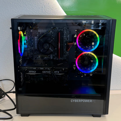 CyberPower PC Ryzen 7 7700 3.80GHz 16GB RAM 1TB SSD MSI GeForce RTX 4070