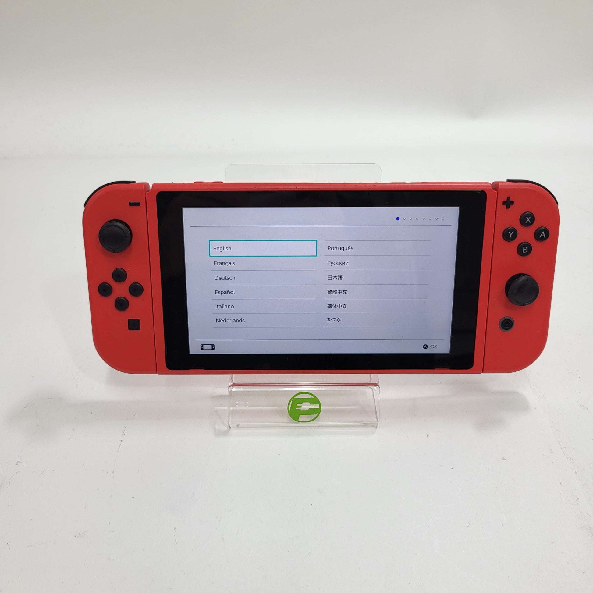 Nintendo Switch v1 HAC-001 Mario Red Edition