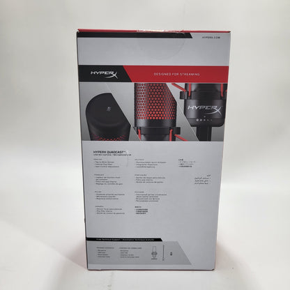 Hyper X Quadcast Gaming Microphone 4P5P6A6#ABA