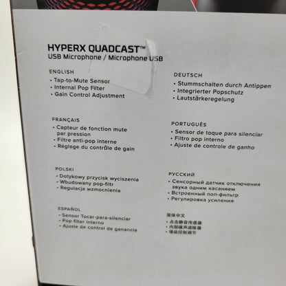 Hyper X Quadcast Gaming Microphone 4P5P6A6#ABA