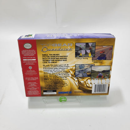 Top Gear Overdrive (Nintendo 64 N64, 1998) CIB