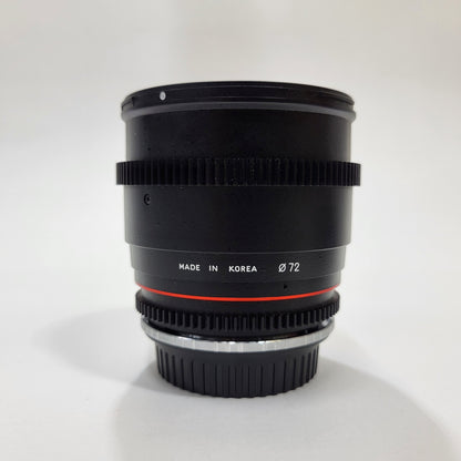 Rokinon 85mm T1.5 AS IF UMC Lens for Canon EF Mount