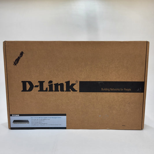 New D-Link DGS-1210-52 48-port Gigabit Smart Managed Switch  dgs-1210-52