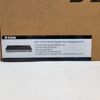New D-Link DGS-1210-52 managed switch dgs-1210-52