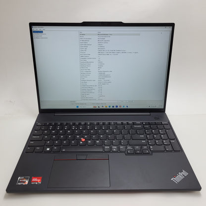 Lenovo ThinkPad E16 Gen 1 16" Ryzen 5 7530U 2.0GHz 24GB RAM 1TB SSD