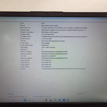Lenovo V15 G4 ABP Ryzen 7 7730U CPU 40GB RAM 1TB SSD