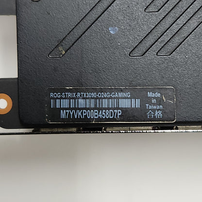 ASUS ROG Strix GeForce RTX 3090 24GB GDDR6X Nvidia Graphics Card