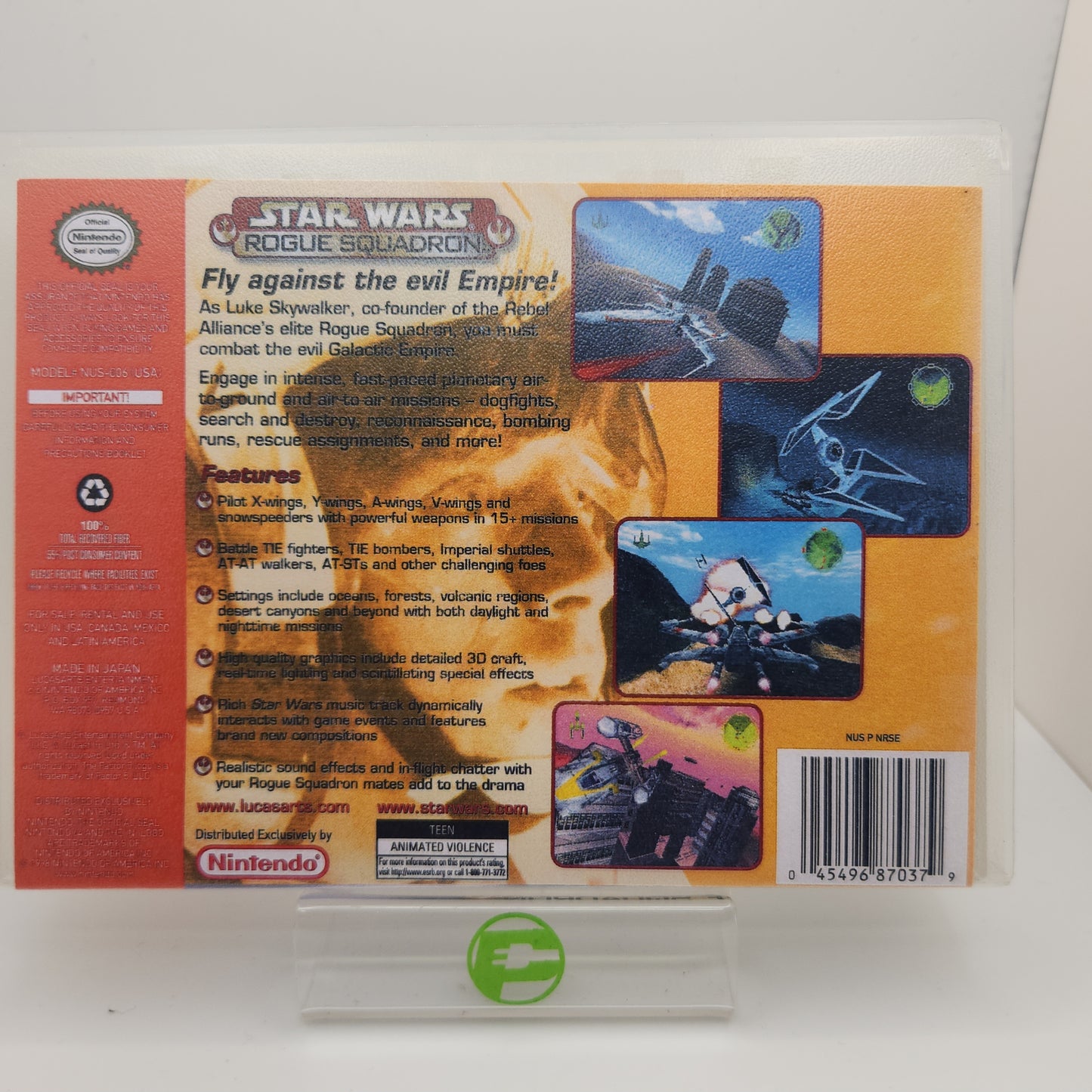 Star Wars Rogue Squadron cib  (Nintendo 64 N64, 1998)