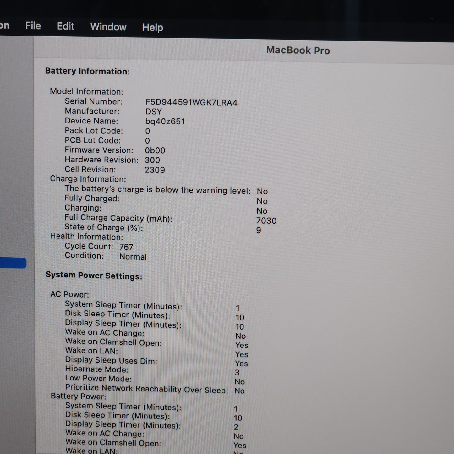 2019 Apple MacBook Pro 16" i7 32GB 1TB Space Gray Radeon Pro 5300M