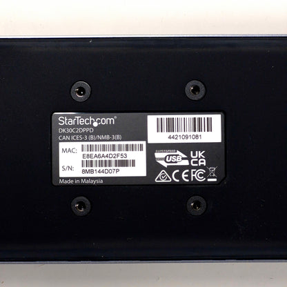 Startech DK30c2dppd Four Port Hub DK30C2DPPD