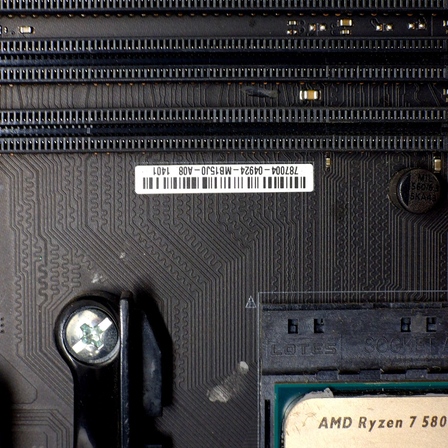 AMD Ryzen 7 5800X 3.80GHz 8 Core 16 Thread CPU w/ Asus Strix B550-A Motherboard