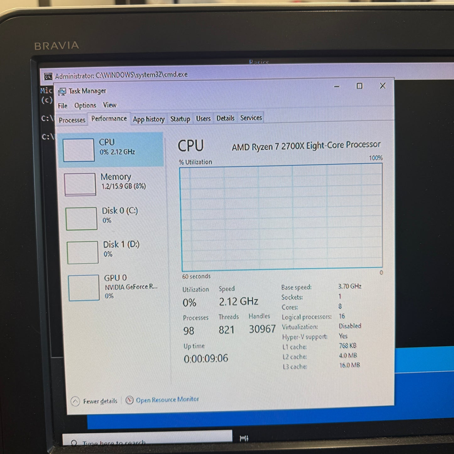 Custom PC Ryzen 7 2700X 16GB RAM 256GB SSD OEM RTX 2070