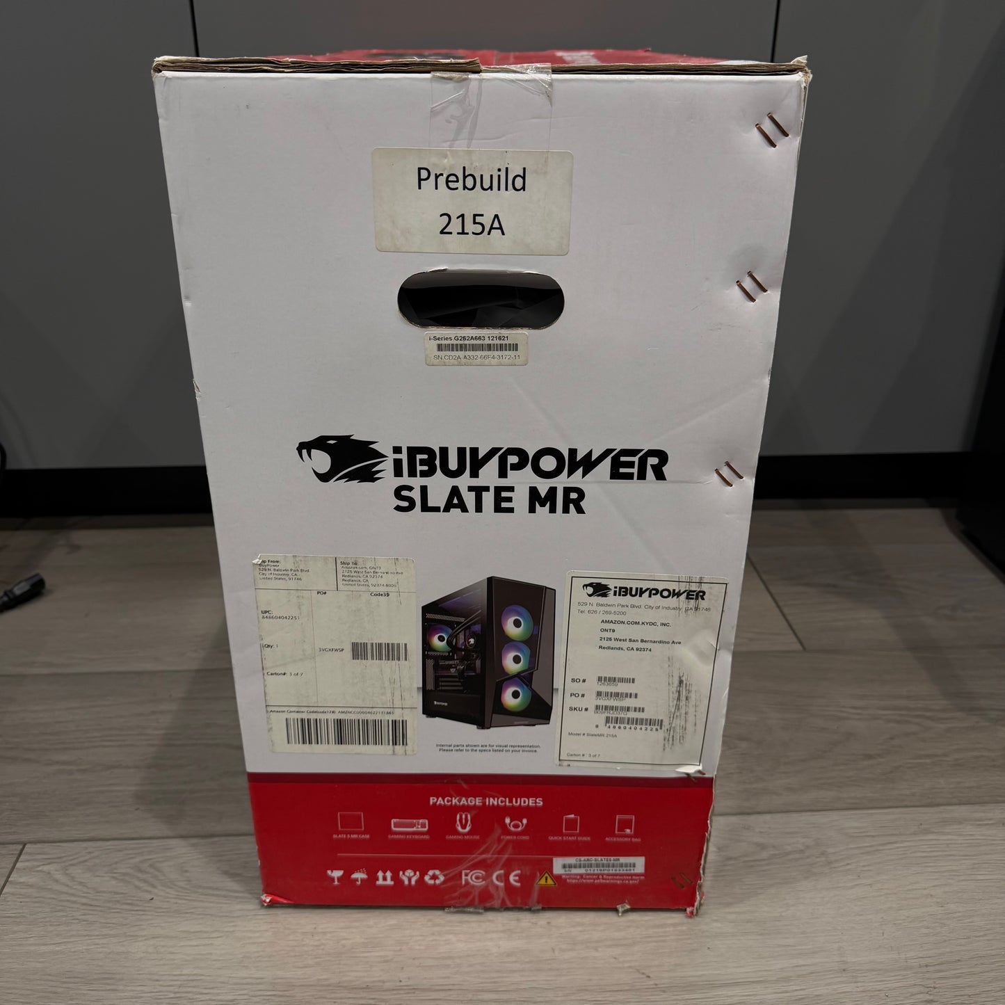 New iBuyPower Slate MR 215A Ryzen 5 5600G 16GB RAM 512GB SSD AMD RX 6600XT