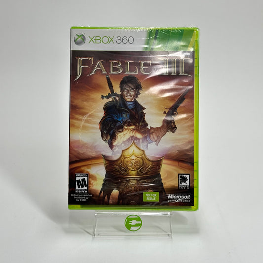 Fable III (Microsoft Xbox 360, 2010) Sealed