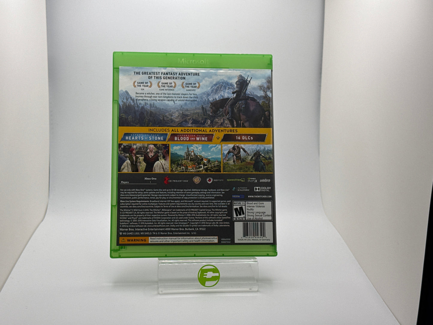 Witcher 3: Wild Hunt [Game of the Year Edition] (Microsoft Xbox One, 2016)