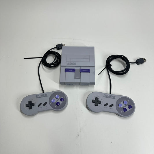 Super Nintendo SNES Classic Edition Video Game Console CLV-201 Gray