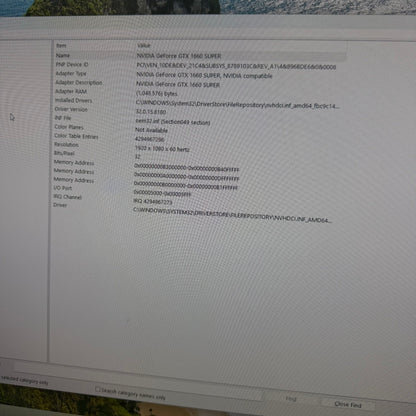 HP Omen PC i5-10400 3.20GHz 16GB RAM Nvidia GeForce GTX 1660 super