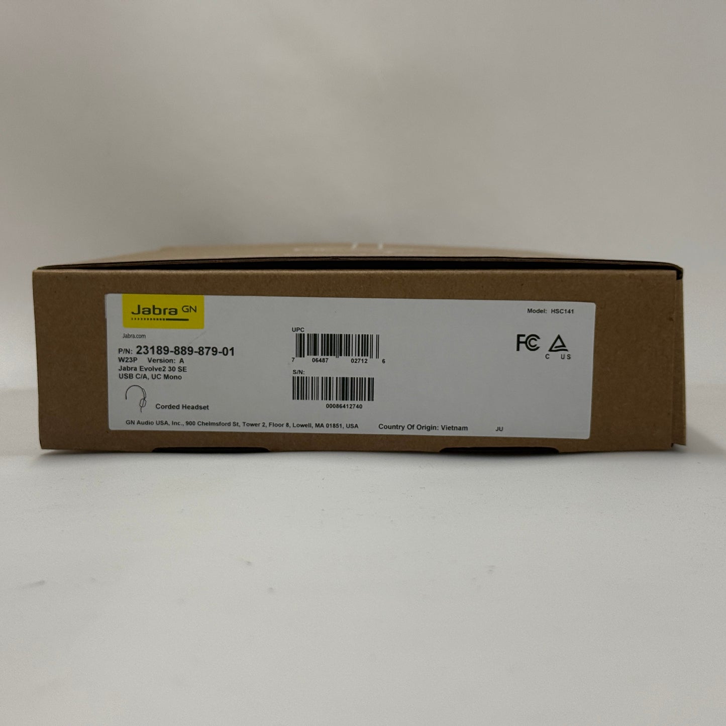 New Jabra Evolve2 30 SE Corded Headset  Black