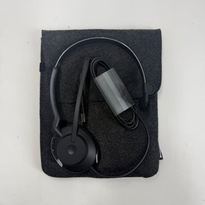 New Jabra Evolve2 30 SE Corded Headset  Black