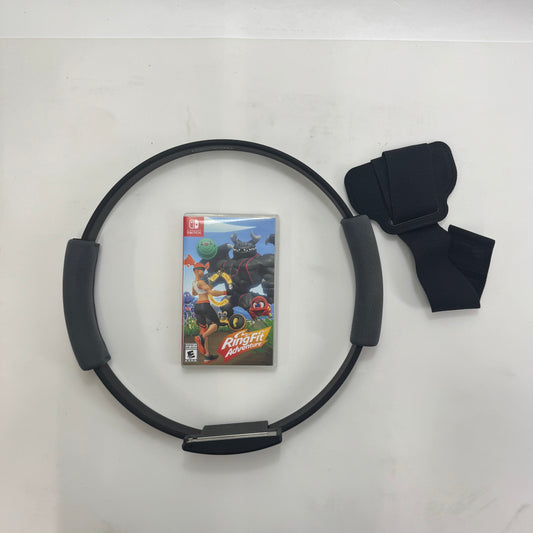 Ring Fit Adventure (Nintendo Switch, 2019) w/ Ring-Con, Strap