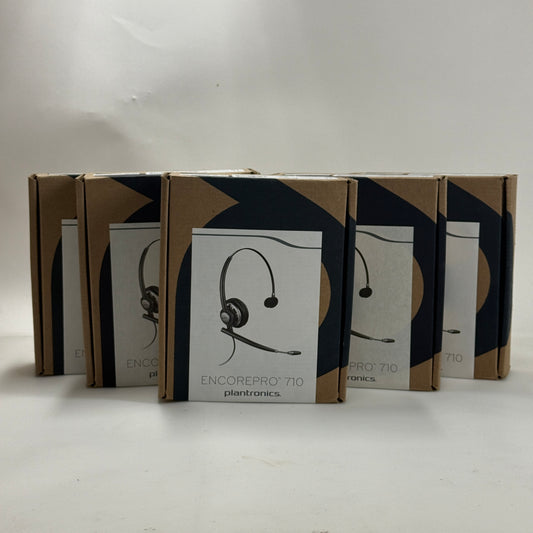 New Plantronics EncorePro 710 Corded Headphones Black HW710