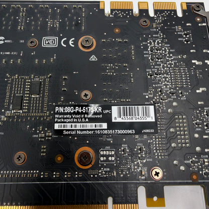 EVGA GeForce GTX 1070 8GB GDDR5 Graphics Card 08G-P4-5173-KR