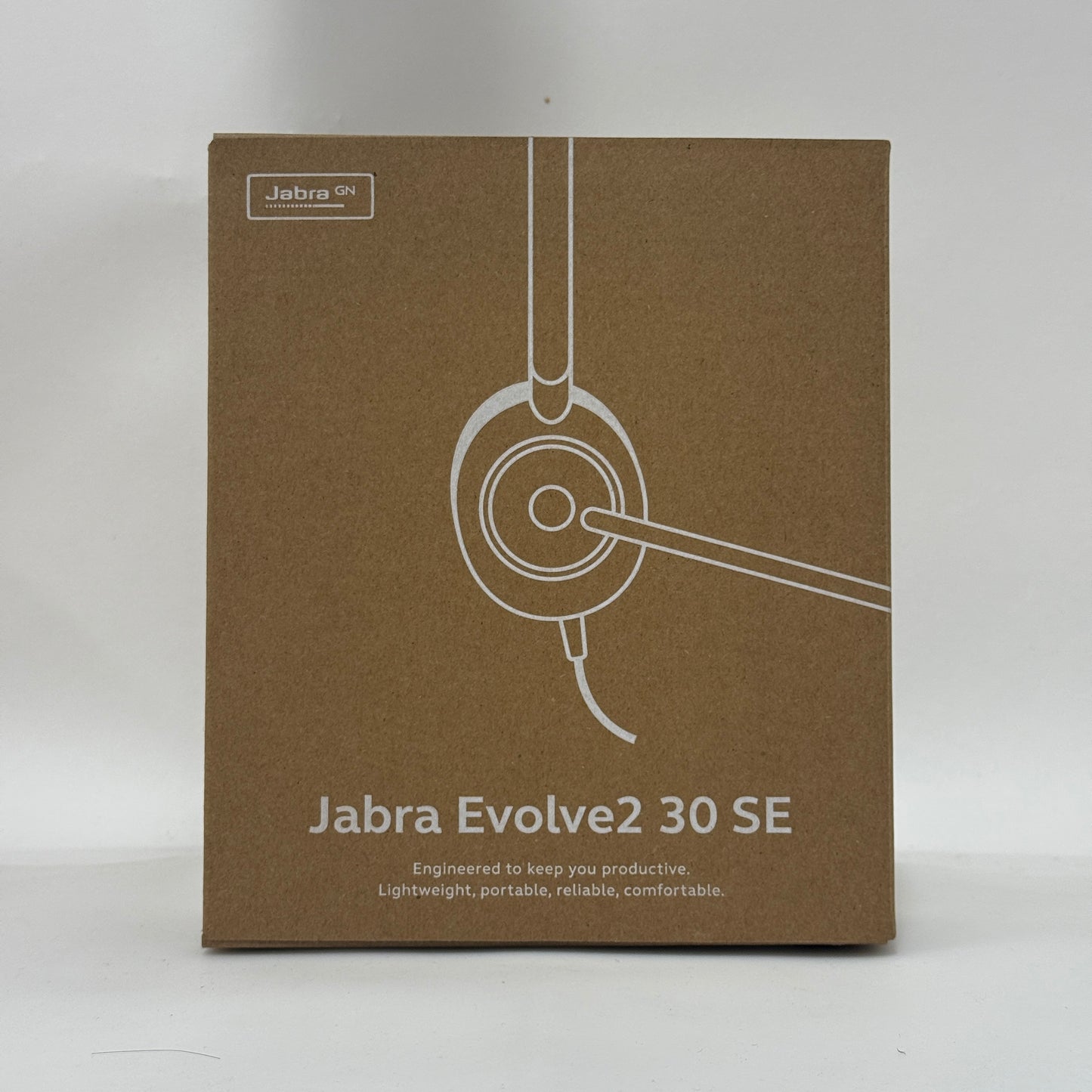 New Jabra Evolve2 30 SE Corded Headset  Black