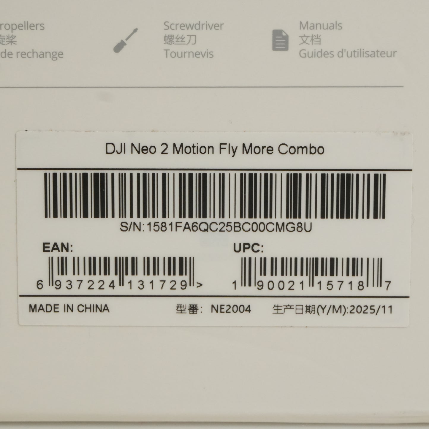 New DJI Neo 2 Motion Fly More Combo RC Motion 3 & Goggles N3 4K Camera Drone NE2004