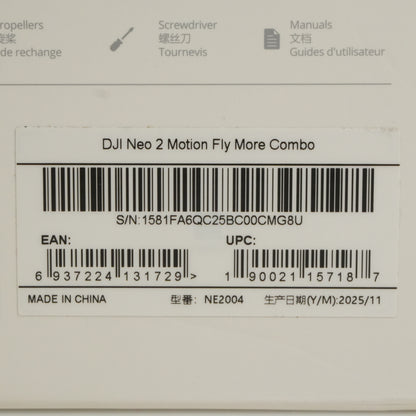 New DJI Neo 2 Motion Fly More Combo RC Motion 3 & Goggles N3 4K Camera Drone NE2004