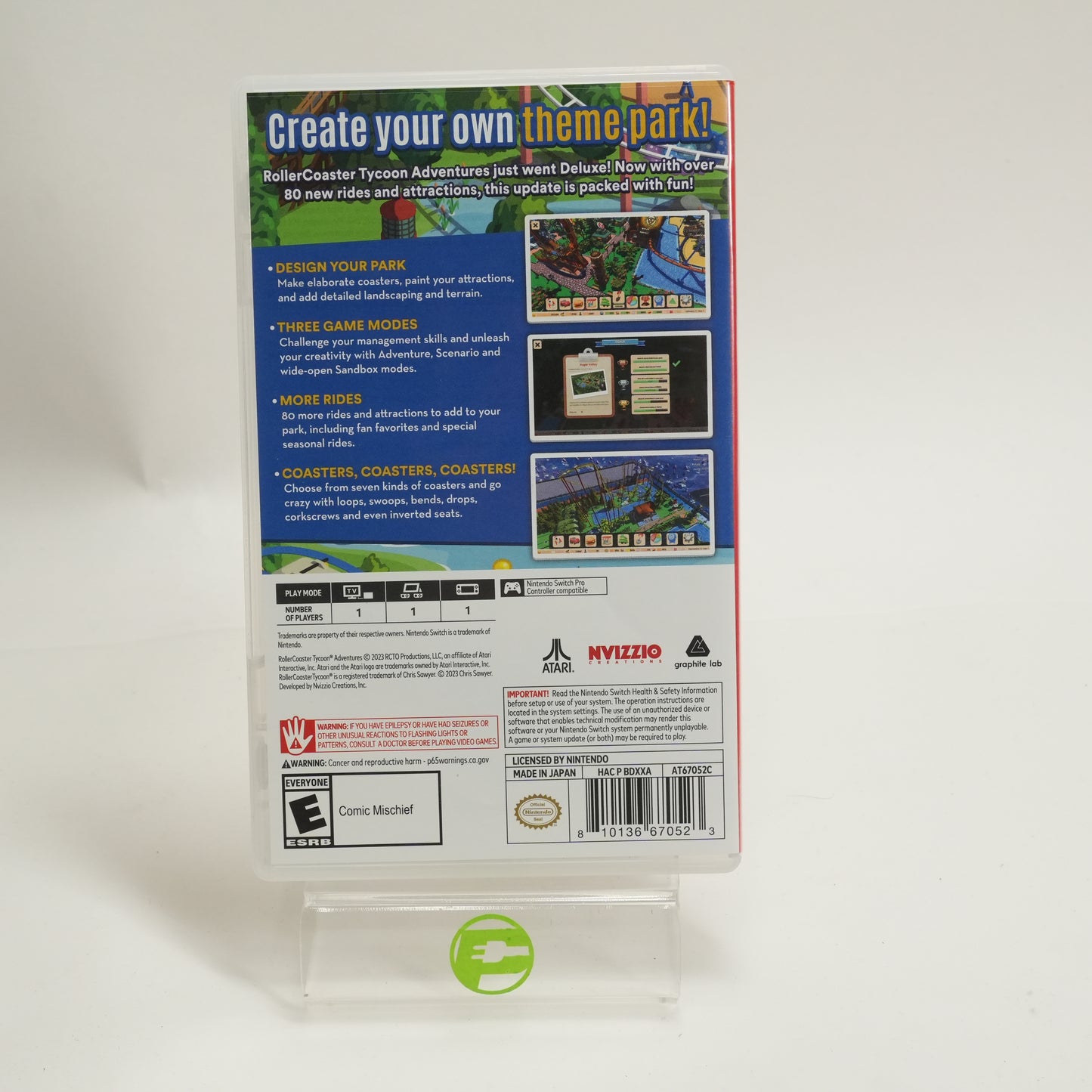 Roller Coaster Tycoon Adventures Deluxe (Nintendo Switch, 2023)