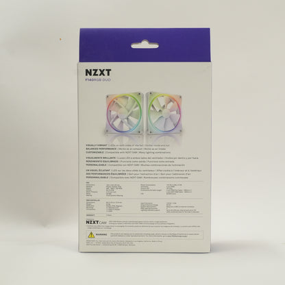 New NZXT F140 Duo RGB 140mm Computer Case Fan Combo