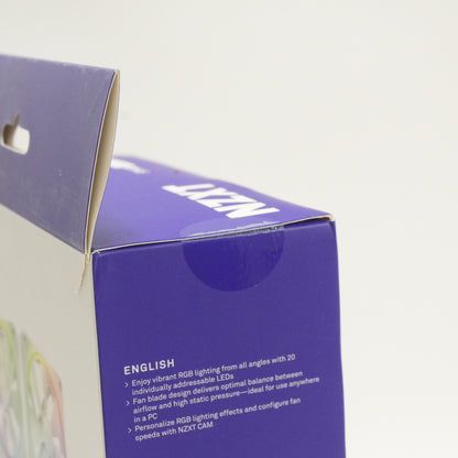 New NZXT F140 Duo RGB 140mm Computer Case Fan Combo