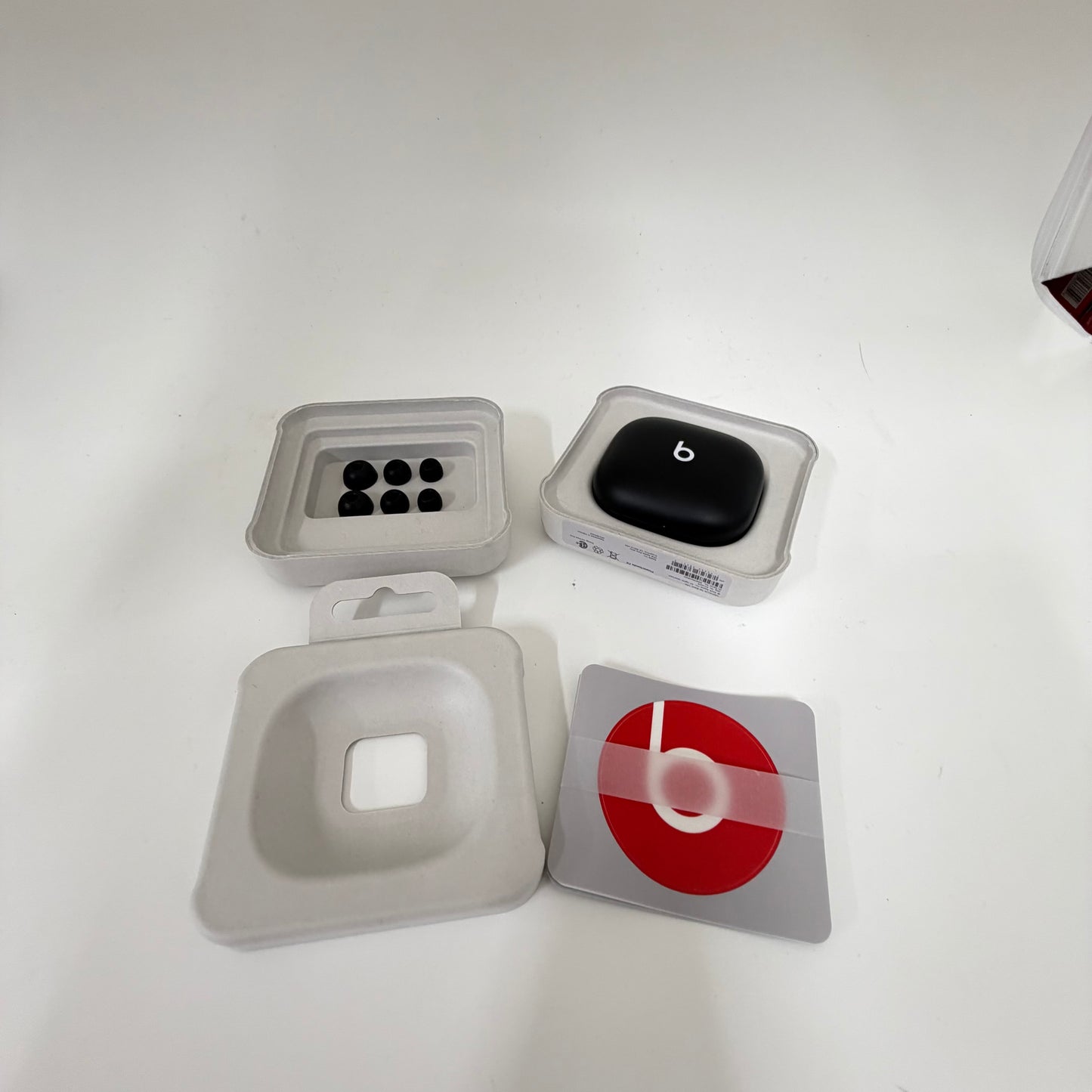 Open Box Beats Powerbeats Fit Wireless Earbuds  Black ME2J4LL/A