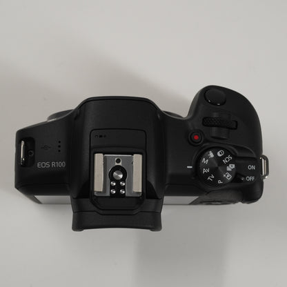 Canon EOS R100 24.1MP Mirrorless Camera W 18-45 Lens